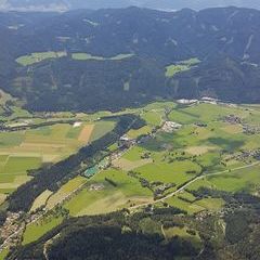 Flugwegposition um 10:21:20: Aufgenommen in der Nähe von Aflenz Land, Österreich in 2068 Meter